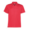 Scarlet Red - Front - Stormtech Mens Short Sleeve Sports Performance Polo Shirt
