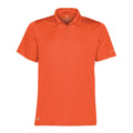 Orange - Front - Stormtech Mens Short Sleeve Sports Performance Polo Shirt