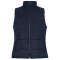 Navy - Front - 2786 Womens-Ladies Padded Bodywarmer-Gilet Jacket