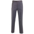 Charcoal - Front - Alexandra Mens Icona Flat Front Formal Work Suit Trousers