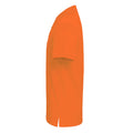 Neon Orange - Side - Asquith & Fox Mens Plain Short Sleeve Polo Shirt