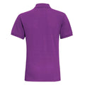 Orchid - Back - Asquith & Fox Mens Plain Short Sleeve Polo Shirt