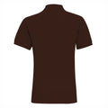 Milk Chocolate - Back - Asquith & Fox Mens Plain Short Sleeve Polo Shirt