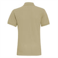 Natural - Back - Asquith & Fox Mens Plain Short Sleeve Polo Shirt