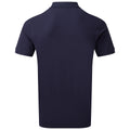Navy - Back - Asquith & Fox Mens Plain Short Sleeve Polo Shirt