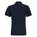 French Navy - Back - Asquith & Fox Mens Plain Short Sleeve Polo Shirt