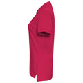Hot Pink - Side - Asquith & Fox Womens-Ladies Plain Short Sleeve Polo Shirt