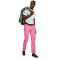 Pink Carnation - Side - Asquith & Fox Mens Classic Casual Chinos-Trousers