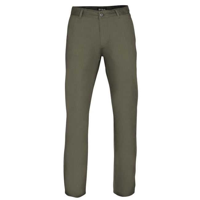 Slate - Front - Asquith & Fox Mens Classic Casual Chinos-Trousers