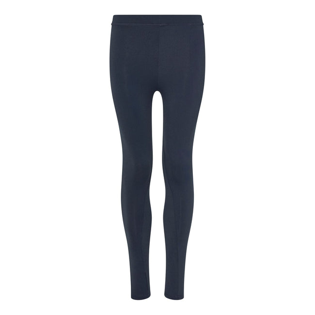 French Navy - Front - AWDis Just Cool Womens-Ladies Girlie Athletic Sports Leggings-Trousers