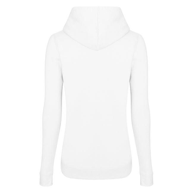 Arctic White - Back - AWDis Just Hoods Womens-Ladies Girlie College Pullover Hoodie