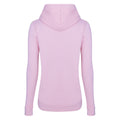 Baby Pink - Back - AWDis Just Hoods Womens-Ladies Girlie College Pullover Hoodie