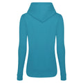 Sapphire Blue - Back - AWDis Just Hoods Womens-Ladies Girlie College Pullover Hoodie