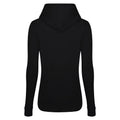 Deep Black - Back - AWDis Just Hoods Womens-Ladies Girlie College Pullover Hoodie