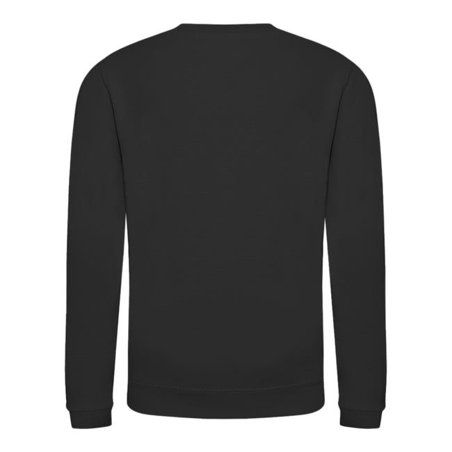 Fire Red - Lifestyle - AWDis Just Hoods Childrens-Kids Plain Crew Neck Sweatshirt