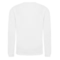 Arctic White - Back - AWDis Just Hoods Childrens-Kids Plain Crew Neck Sweatshirt