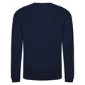 Oxford Navy - Back - AWDis Just Hoods Childrens-Kids Plain Crew Neck Sweatshirt