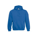 Royal Blue - Front - B&C Childrens-Kids Plain Drawstring Hoodie