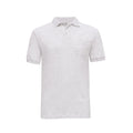 Ash - Front - B&C Mens Safran Plain Short Sleeve Polo Shirt With Pocket
