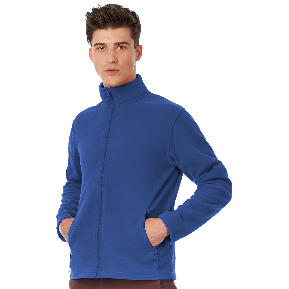 Royal Blue - Back - B&C Collection Mens ID 501 Microfleece Jacket