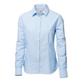 Light Blue - Front - Nimbus Womens-Ladies Rochester Oxford Long Sleeve Formal Shirt