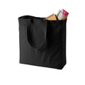 Black - Front - Quadra Canvas Classic Shopper Bag - 19 Litres