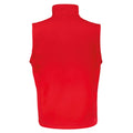 Red - Black - Back - Result Mens Core Printable Softshell Bodywarmer