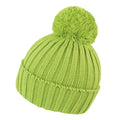 Lime - Front - Result Unisex Winter Essentials HDi Quest Knitted Beanie Hat