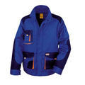 Royal - Navy - Orange - Front - Result Mens Work-Guard Lite Workwear Jacket (Breathable And Windproof)