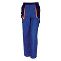 Royal - Navy - Orange - Front - Result Unisex Work-Guard Lite Workwear Trousers (Breathable And Windproof)