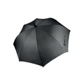 Black - Front - Kimood Unisex Large Plain Golf Umbrella