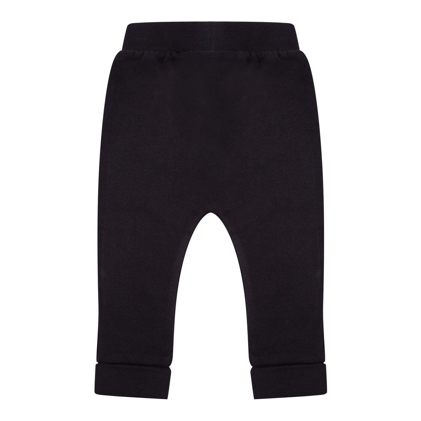 Black - Back - Larkwood Baby-Toddler Cotton Rich Jogging Bottoms-Pants