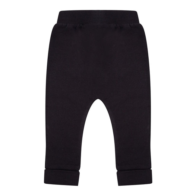 Black - Back - Larkwood Baby-Toddler Cotton Rich Jogging Bottoms-Pants