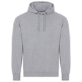 Grey - Front - AWDis Just Hoods Adults Unisex Supersoft Hooded Sweatshirt-Hoodie