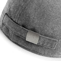 Grey Linen - Side - Beechfield Mens Classic Gatsby Summer Flat Cap