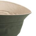 Olive Green- Stone - Lifestyle - Beechfield Unisex Classic Reversible Bucket Hat