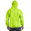 Spider Lime - Side - Colortone Unisex Tonal Spider Tie Dye Pullover Hoodie