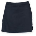 Navy - Front - Finden & Hales Womens-Ladies Sports Skort With Moisture Wicking Finish