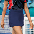 Navy - Back - Finden & Hales Womens-Ladies Sports Skort With Moisture Wicking Finish