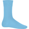 Sky Blue - Front - Kariban Cotton City Mens Casual Cotton Rich Socks