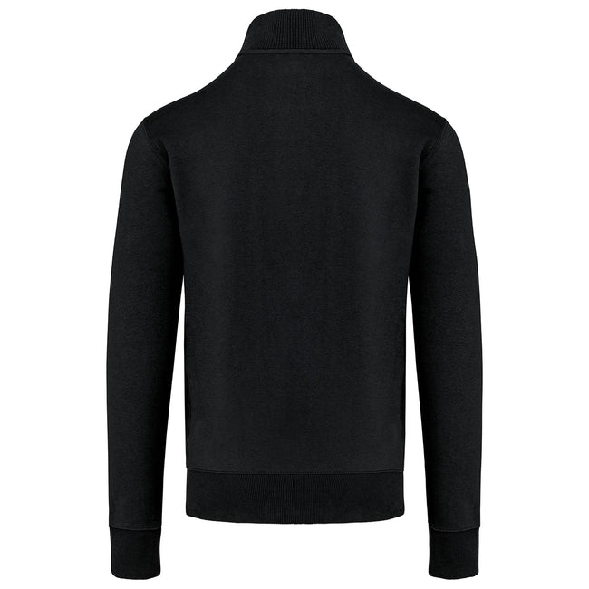 Black - Back - Kariban Mens Full Zip Fleece Jacket