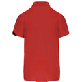 Red- Black- Storm Grey - Back - Kariban Proact Mens Short Sleeve Quick Dry Polo Shirt