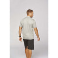 Fine Grey - Back - Kariban Proact Mens Short Sleeve Performance Polo Shirt
