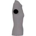 Fine Grey - Side - Kariban Proact Womens-Ladies Short Sleeve Performance Polo Shirt