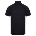 Navy-Navy - Back - Finden & Hales Mens Piped Performance Sports Polo Shirt