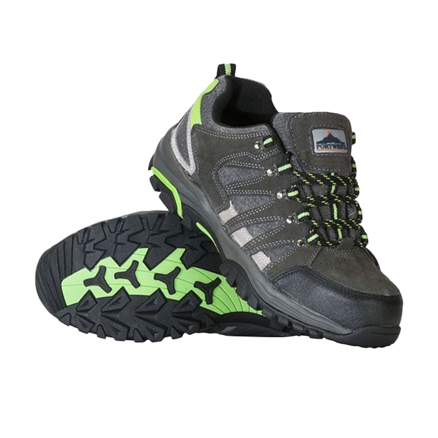 Grey - Side - Portwest Mens Steelite Loire Low Cut Safety Steel Toecap Trainers