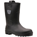 Black - Front - Portwest Mens Steelite Neptune Waterproof Safety Rigger Boots