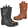 Black - Back - Portwest Mens Steelite Neptune Waterproof Safety Rigger Boots