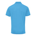 Sapphire - Back - Premier Mens Coolchecker Pique Short-Sleeved Polo Shirt