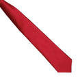 Burgundy - Back - Premier Colours Mens Satin Clip Tie
